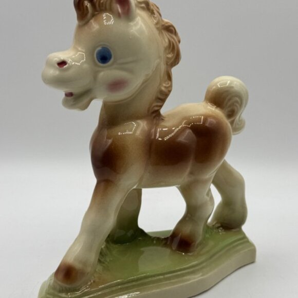 Vintage Kitsch 1950's "Frisky The Pony" Ceramic Figurine Rempel Enterprises USA - Picture 3 of 8